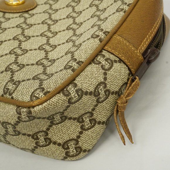 Auth Gucci GG Plus Clutch Bag Women's GG Plus Clutch Bag Beige - Picture 6 of 9